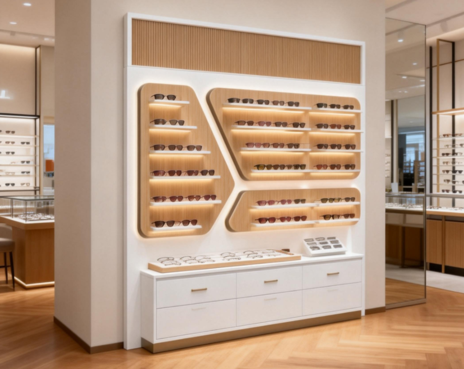 high-end glasses display cabinet