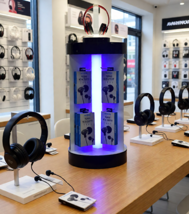 Headphones Display Rack