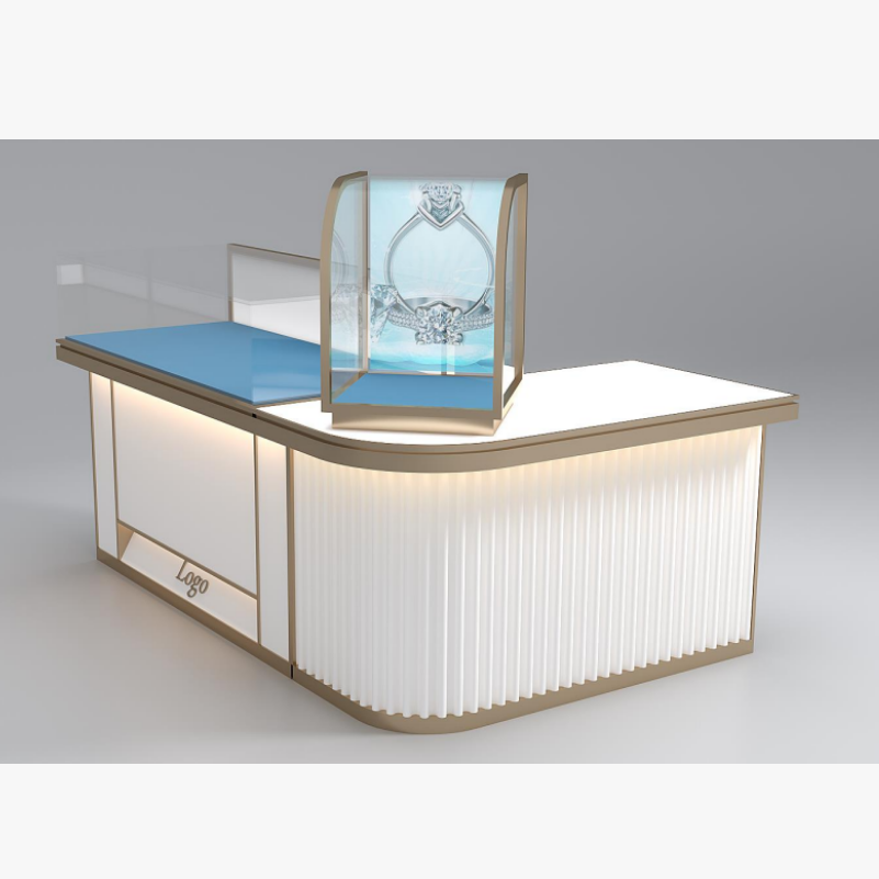 wooden jewelry display rack