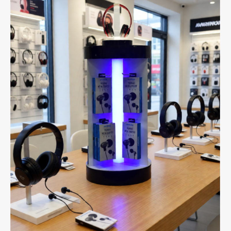 Headphones Display Rack
