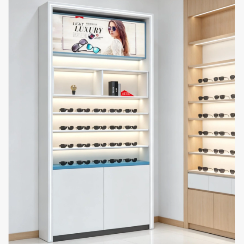 Sunglasses display cabinet