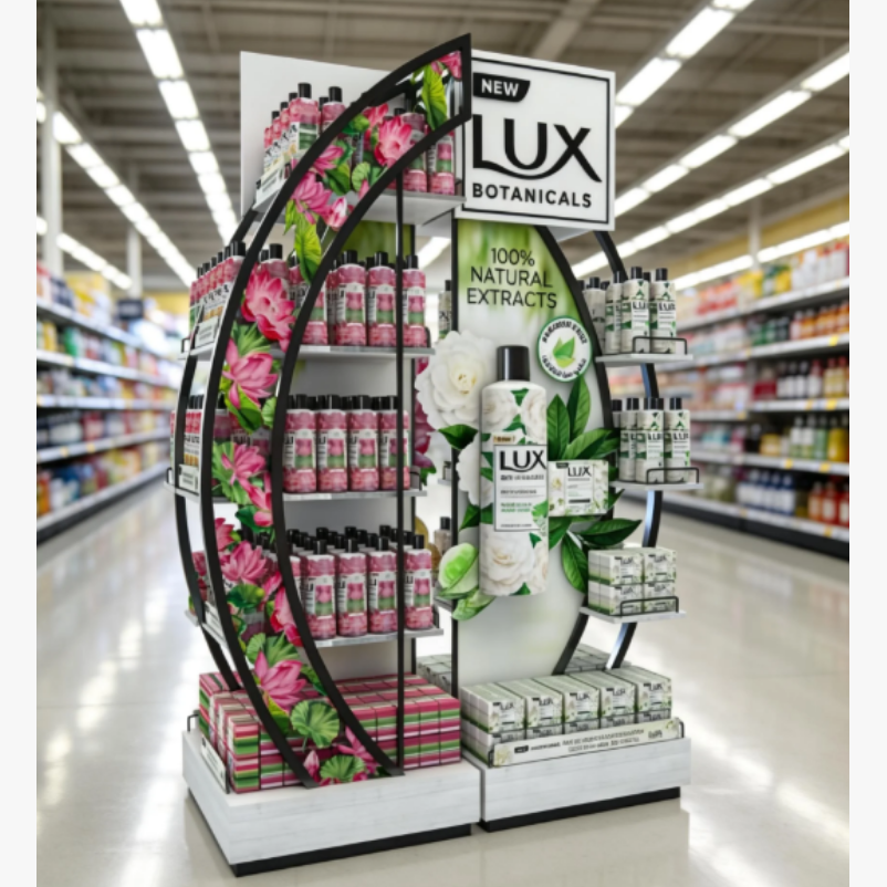 Shampoo display rack