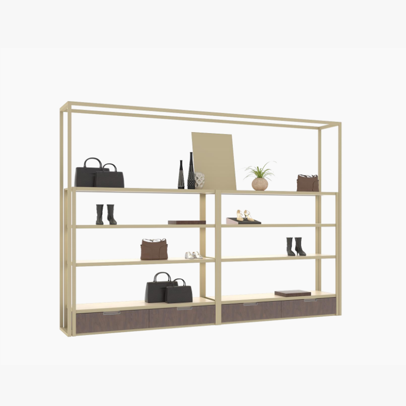Shoe bag display rack